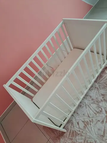 Ikea Baby bed+ mattress 100aed