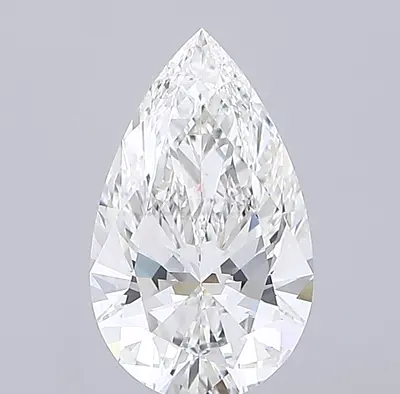 5.04 Carat PEAR SHAPE LAB GROWN DIAMOND IGI CERTIFIED FOR SALE