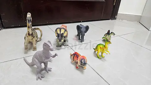 Assorted Dinosaur Toy Figures