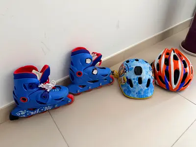 Kids Inline Skates with Helmets