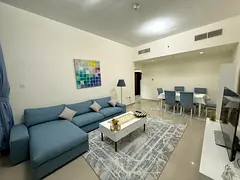 Fully furnished 2BR apartment for monthly rent on Ajman Corniche, sea view, all bills included, firs