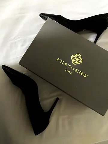 For Sale → Clothing  Accessories → Shoes → Women’s Shoes

	•	Elegant Black Heels by Feathers UA