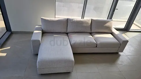 Same like new Condition Ikea Vimle L Shape Sofa Bed with Storage beige