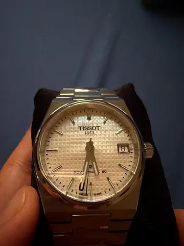 Stunning Tissot prx powermatic 80 Automatic Watch rare mother of pearl dial 35mm