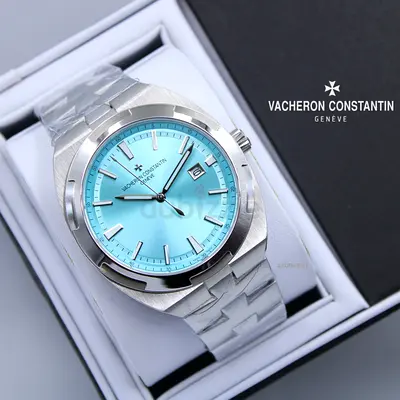 Elegant Vacheron Constantin Mens Master Copy Watch with Classic Blue Dial