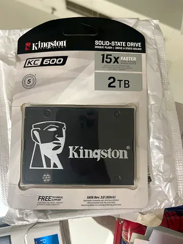 فرصة! هاردسك 2 تيرا SSD كينغستون KC600 (جديد بالكرتونة) - بسعر لقطة