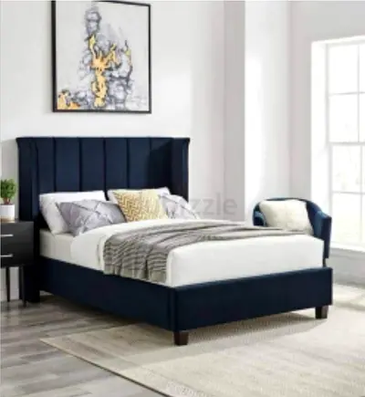 New Customise Modern Single Size  Bed With Manual Storage Option Available On Customer Demand 300AED