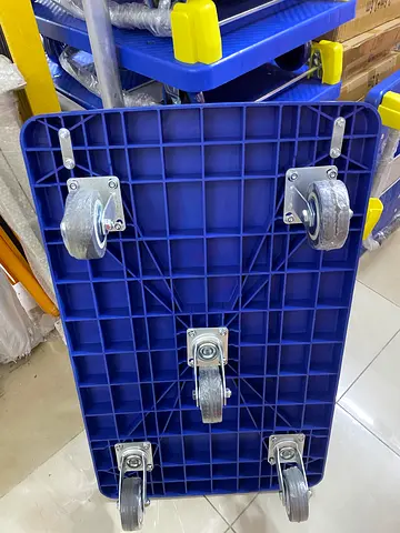600kg Heavy-Duty Blue Utility Cart with Wheels available