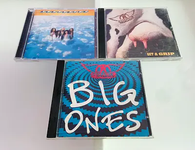 3 Aerosmith Music CD’s