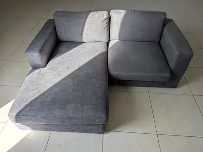 5 Seater Comfortable Grey Sofa for Sale