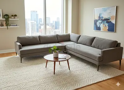 West elm andes corner sofa
