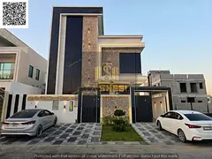 Modern villa on the main street in Al Yasmin, luxury finishes, large built-up area of ​​4000 sq 