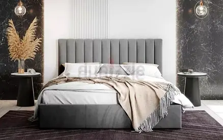 Modern Upholstered Bed king size