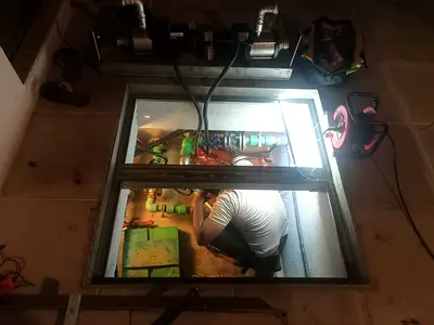 Pump room work