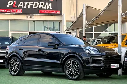 Porsche cayenne coupe model 2023 gcc original paint بورش كايان كوب ٢٠٢٣ خليجي صبغ وكالة