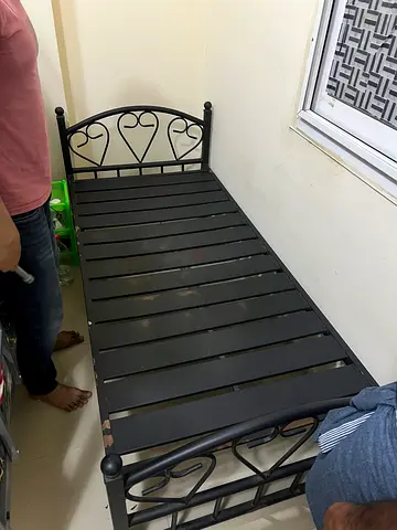 Sturdy Metal Bed Frame with Elegant Design