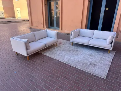Stylish Modren CrateBarrel 2 plus 2 Sofa Sets Perfect Condition