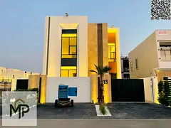 Villa for sale in Ajman, Al Helio 2 area, price includes registration fees and is negotiable - Two f