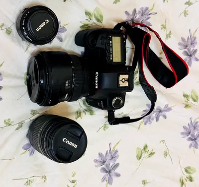 Canon DSLR Camera with Lenses