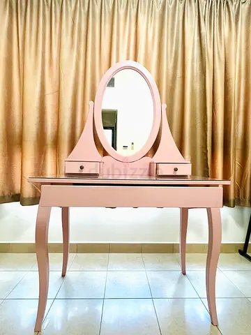 IKEA Pink Dressing Table with Mirror