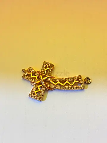 Real gold plated pendant