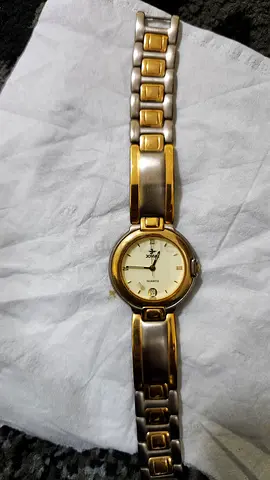 Elegant Two-Tone Ladies Watch