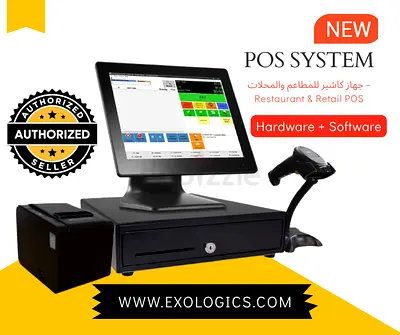 Touch POS System with Software point of sale cashier billing system