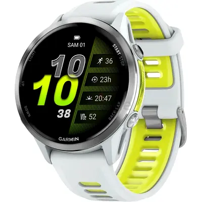 Garmin Forerunner 970 | Whitestone Case with Whitestone/Translucent yellow band