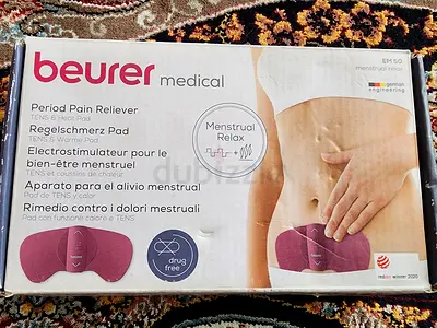 Beurer EM50 Menstrual Relax, TENS  Heat for Natural Menstrual Pain Relief, Suitable for Endometrios