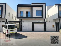 Villa for sale in Ajman, Al Helio area, including registration fees. 5 master bedrooms, majlis, livi
