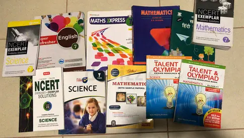 Grade7 exampler,RD sharma cbse guides