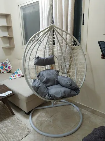 Cozy Hanging Chair with Cushions
