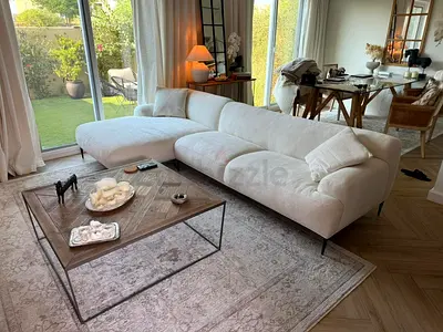 Loom collection feather 🪶 filled L shape sofa