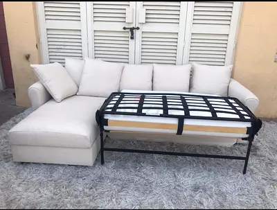 Great Condition Ikea Gronlid L shape sofa Bed with storage