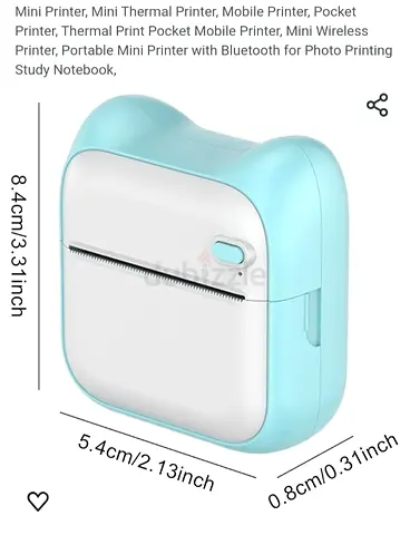 Mini portable thermal printer