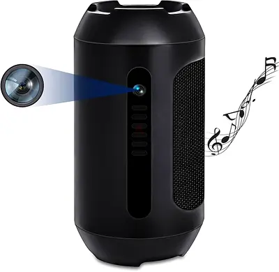 Spy Camera Portable Speaker 1080P Hidden Camera with Video and Audio Recording