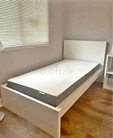 IKEA malam single size - bed (90 × 200 cm) with an IKEA mattress