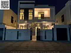 Modern villa with personalized finishing for sale in Ajman, freehold ownership for all nationalities