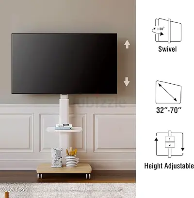 Mobile TV Stand for 32-70 Inch TVs