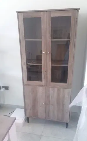 Stylish Wooden Glass Cabinet for Sale