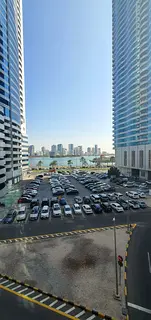 For Sale 3bedroom apartment with living room and a wonderful open front view of the lake in Al Majaz