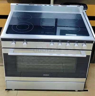 Professional style Siemens 5-Zone Electric Ceramic Cooker – 90 cm