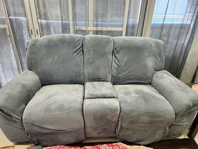 Reclining sofa with covers 5 seaters