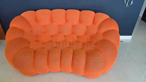 Orange Roche Bobois Bubble Sofa for Sale