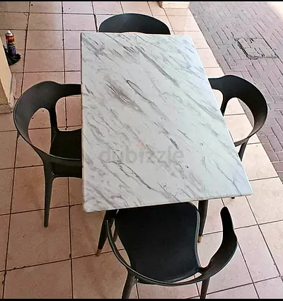 Dining table and chair same like new condition