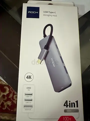 ROCK 4-in-1 USB Type-C Hub - Versatile Connectivity