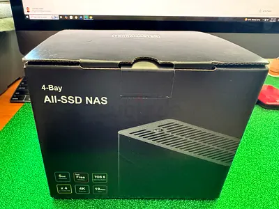 TERRAMASTER F4 SSD NAS Storage - 4Bay All SSD NAS Server N95 QuadCore CPU, 8GB DDR5 RAM, 5GbE Port