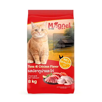 High-Quality Tuna  Chicken Flavor Cat Food - 8 kg