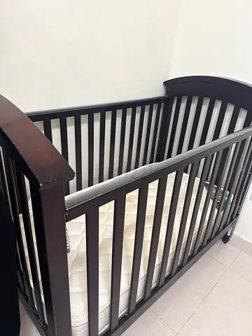 Giggles Wooden Crib for infants till 5 year olds.