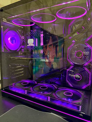 Custom Gaming PC with RGB Lighting